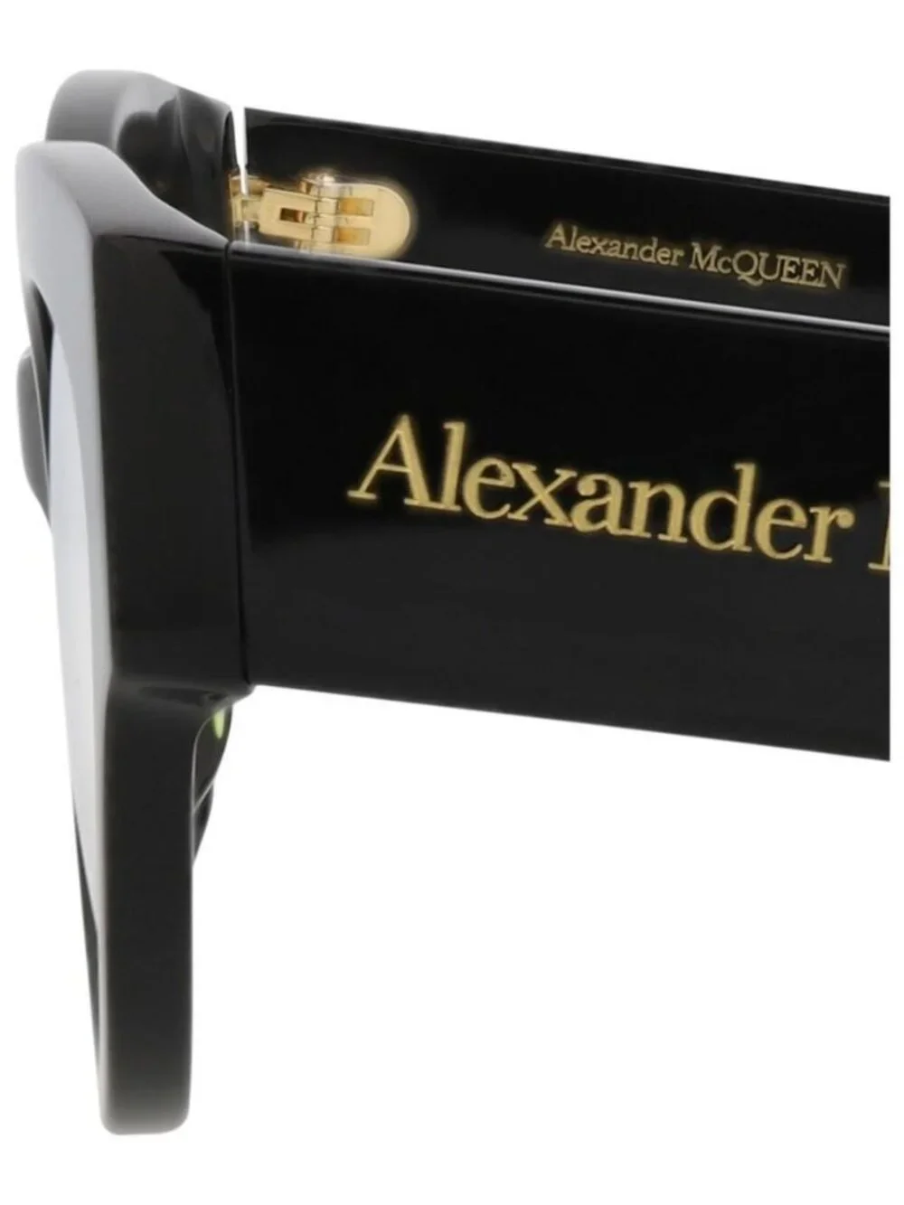 New Alexander McQueen Womens Cat Eye Black Black Transparent Fashion Designer Ey